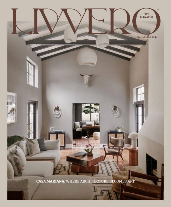 LIV VERO Magazine cover featuring Casa Mariana, a luxury custom home project by Island Harbor Custom Builders in Vero Beach, FL.